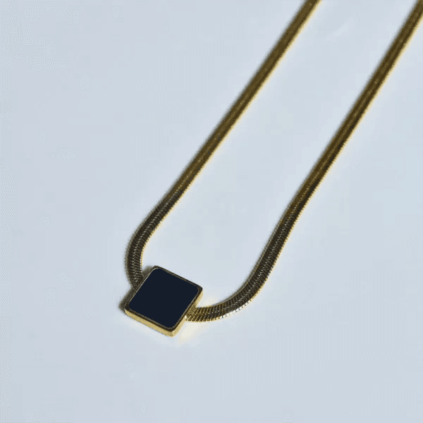 Square necklace