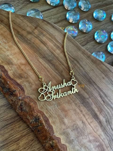 Double name locket